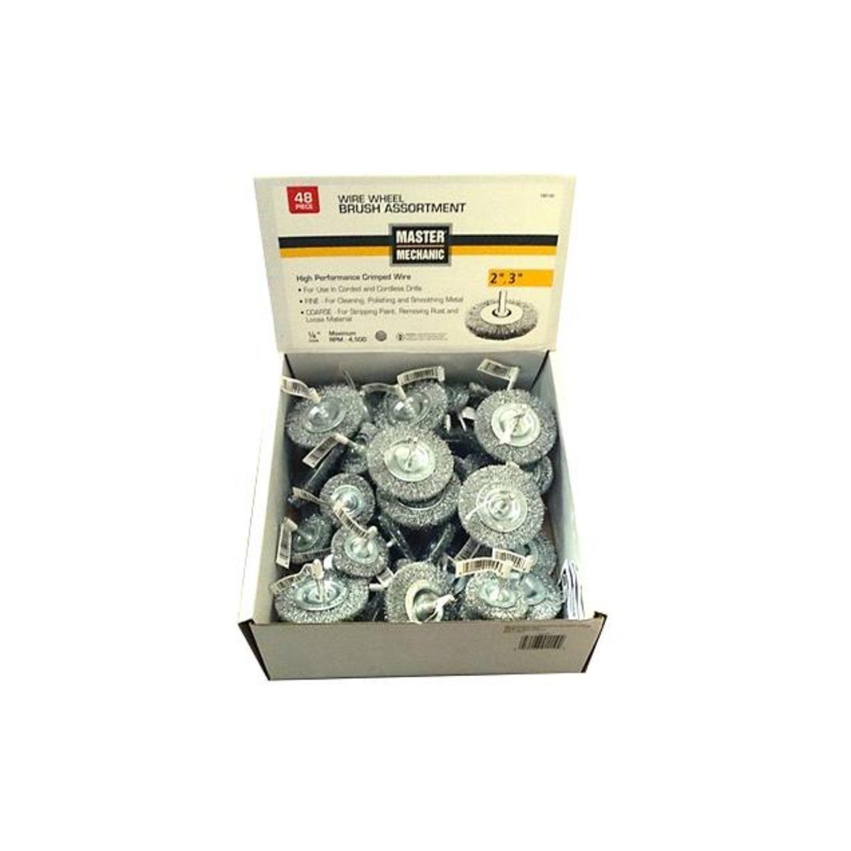 Master Mechanic Wire Wheel Brush Assortment