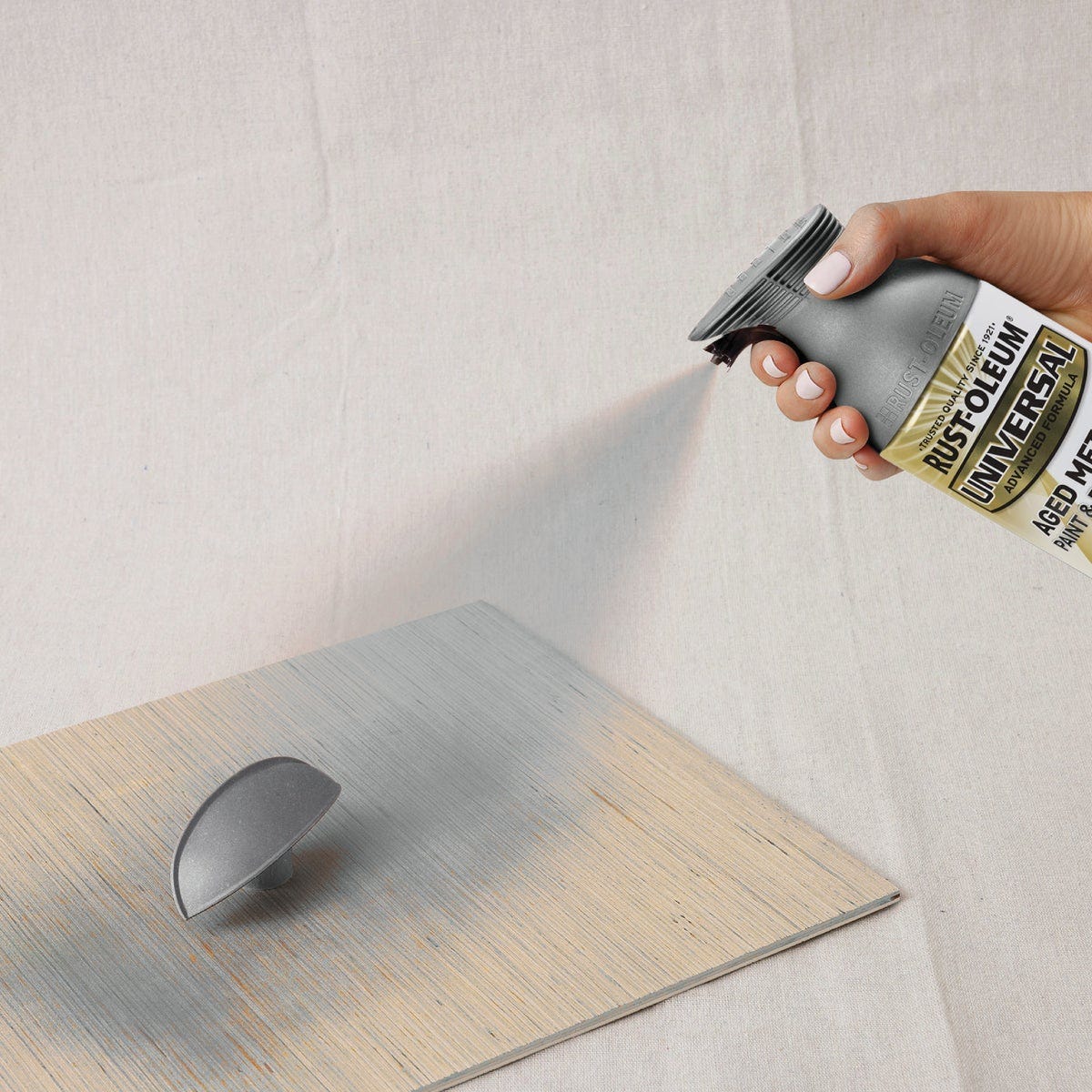 Rust-Oleum Universal 11 Oz. Aged Metallic Spray Paint, Weathered Steel- - photo 7