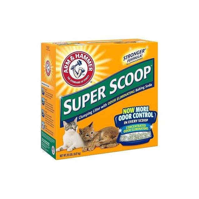 Arm & Hammer 20 Lb. Super Scoop Clumping Litter