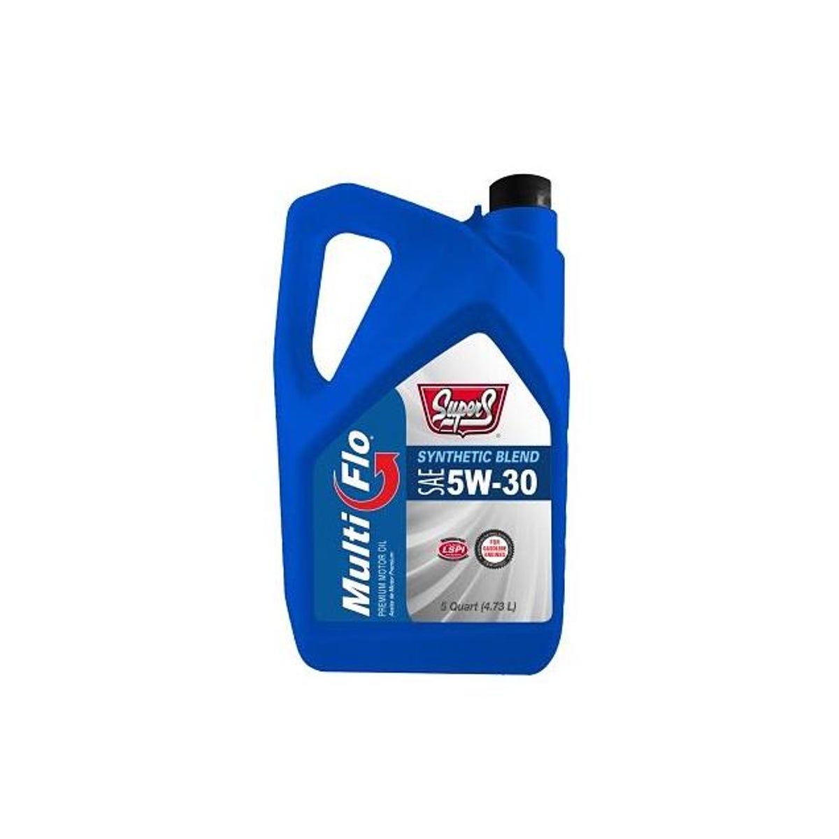 Super S 5-Qt. 5W-30 Synthetic Blend Motor Oil