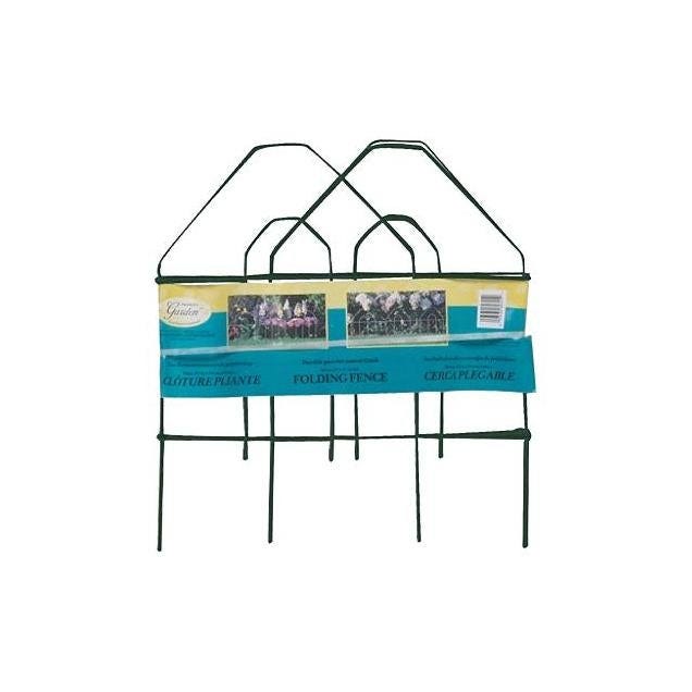 Panacea Products 18 In. x 8 Ft. Green Gothic-Top Garden Fence