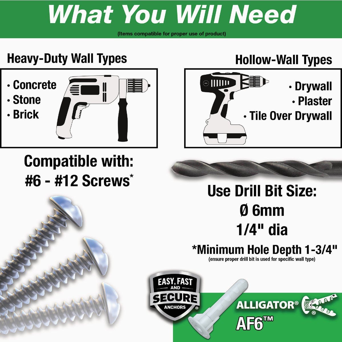 Toggler Alligator #10 x 1/2 In. Concrete & Drywall Anchors (20-Count) - photo 8 Toggler Alligator #10 x 1/2 In. Concrete & Drywall Anchors (20-Count) - photo 8