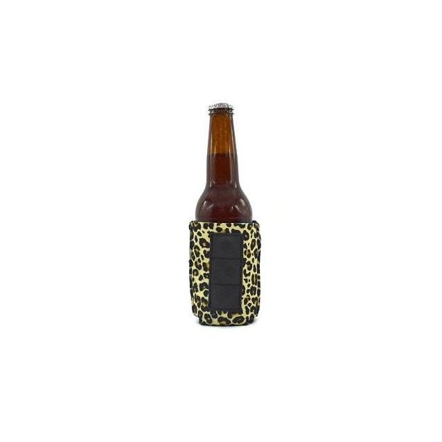 ZipSip Leopard Magnetic Can Koozie ZipSip Leopard Magnetic Can Koozie