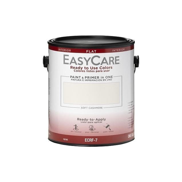 EasyCare Ready to Use Colors 1 Gal. Interior Flat Latex Paint & Primer, Soft Cashmere