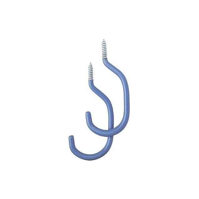 Crawford 6.5 In. Screw-In Bicycle Hook (2-Pack)