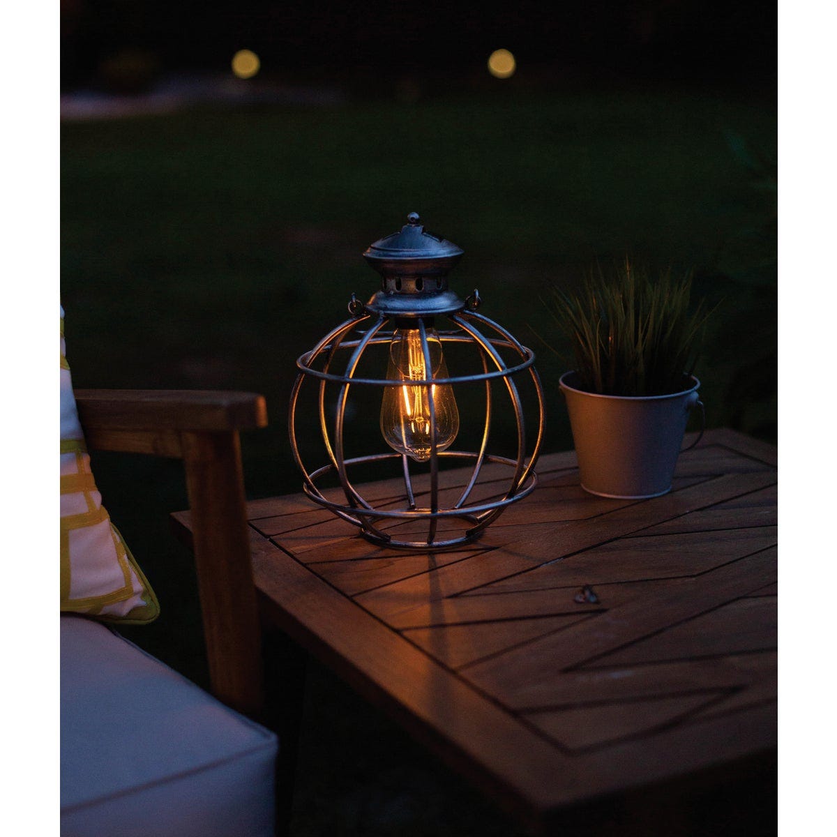 Echo Valley Donnington Edi-Sol Lantern - Pewter - photo 2
