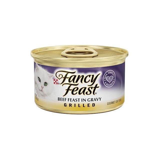 Purina Fancy Feast 3 Oz. Grilled Beef Cat Food