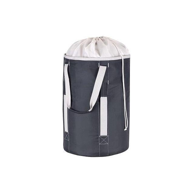 CleverMade Charcoal/Cream Laundry Duffel Bag
