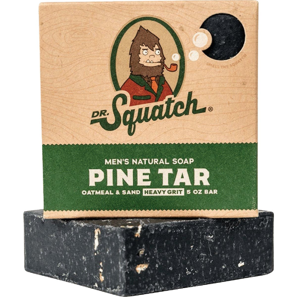 Dr. Squatch 5 Oz. Pine Tar Scent Bar Soap Dr. Squatch 5 Oz. Pine Tar Scent Bar Soap