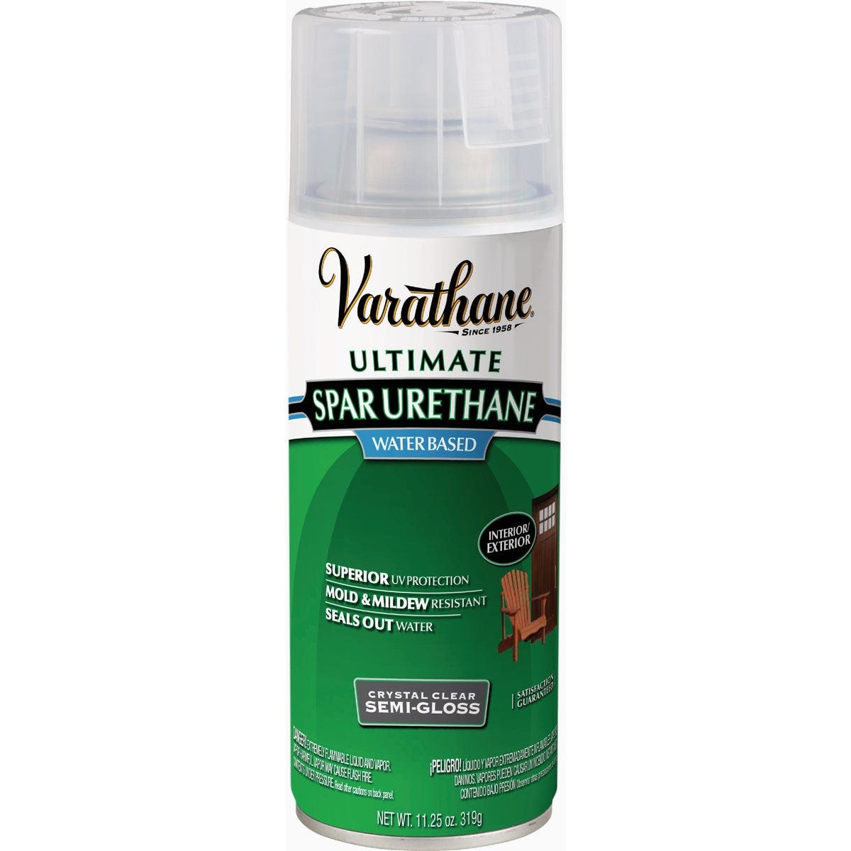 Varathane Semi-Gloss Outdoor Water Based Spar Urethane Spray, 11.25 Oz. - photo 3