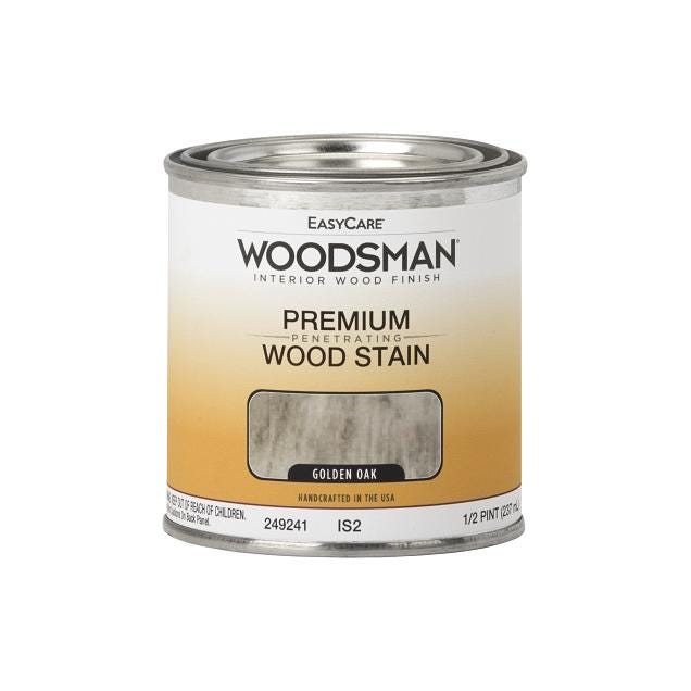 EasyCare Woodsman Golden Oak Oil Base Interior Stain, 1/2 Pt. EasyCare Woodsman Golden Oak Oil Base Interior Stain, 1/2 Pt.