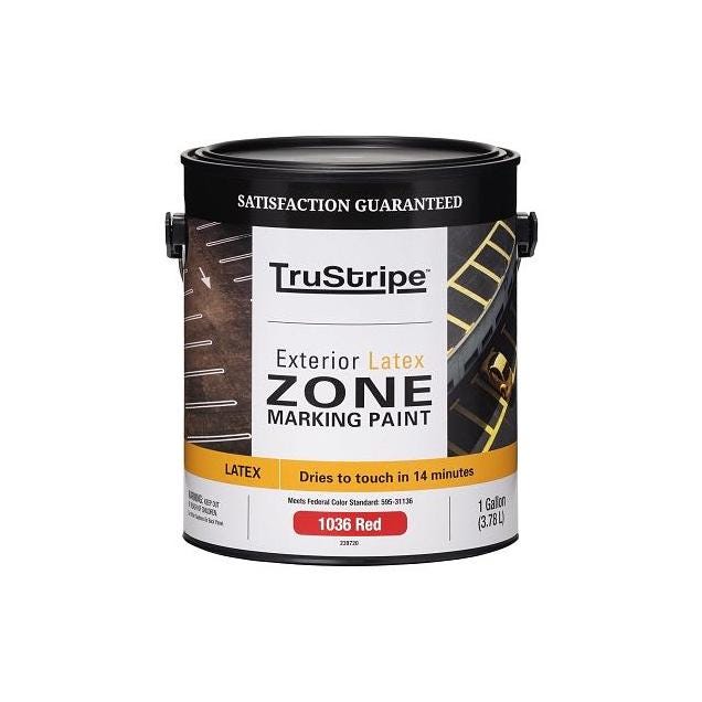 Painter's Select Specialty Red Flat Latex Zone Marking Paint, 1 Gal. Painter's Select Specialty Red Flat Latex Zone Marking Paint, 1 Gal.