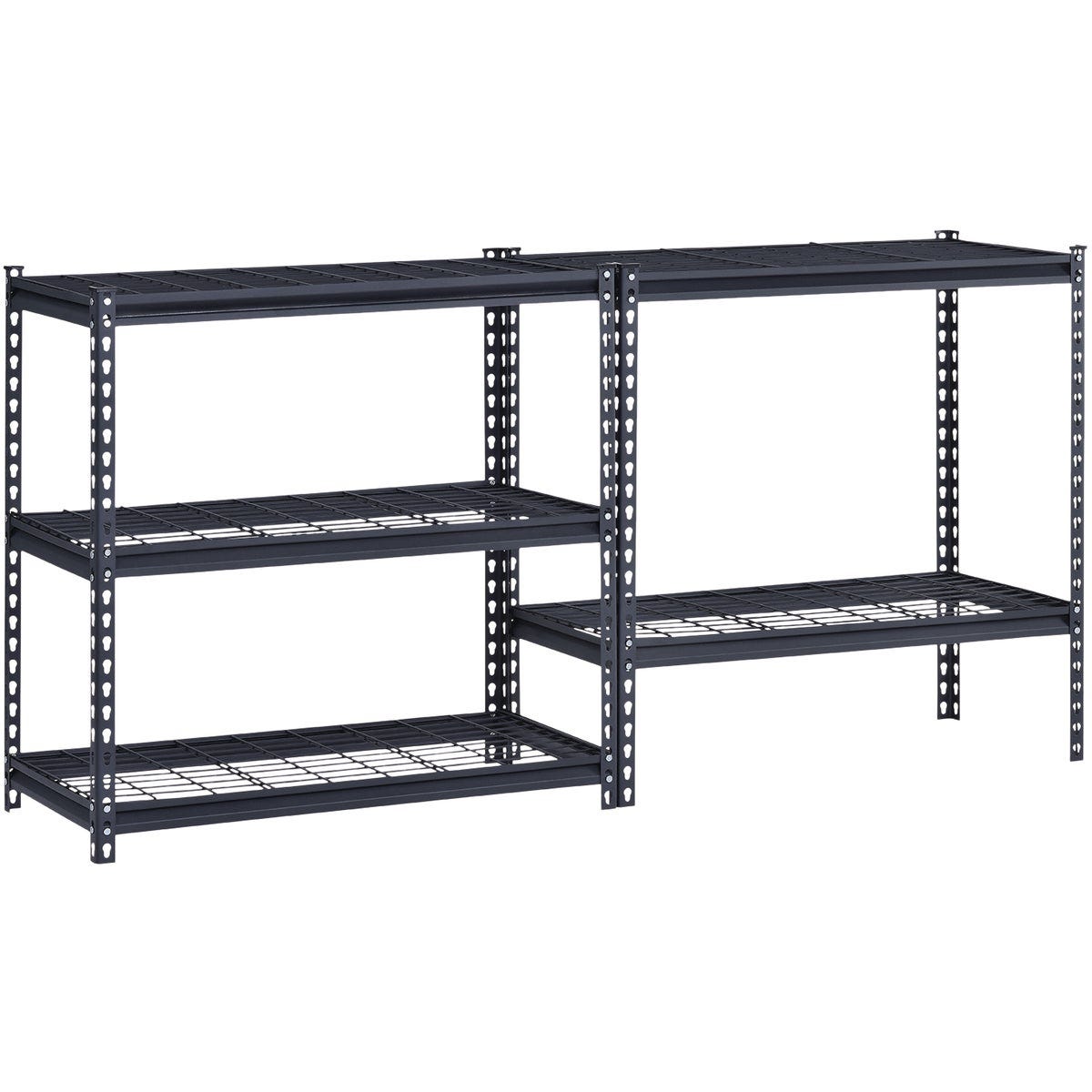 Muscle Rack 36 In. x 18 In. x 72 In. 5-Tier Black Shelving Unit with Wire Shelf - photo 5 Muscle Rack 36 In. x 18 In. x 72 In. 5-Tier Black Shelving Unit with Wire Shelf - photo 5
