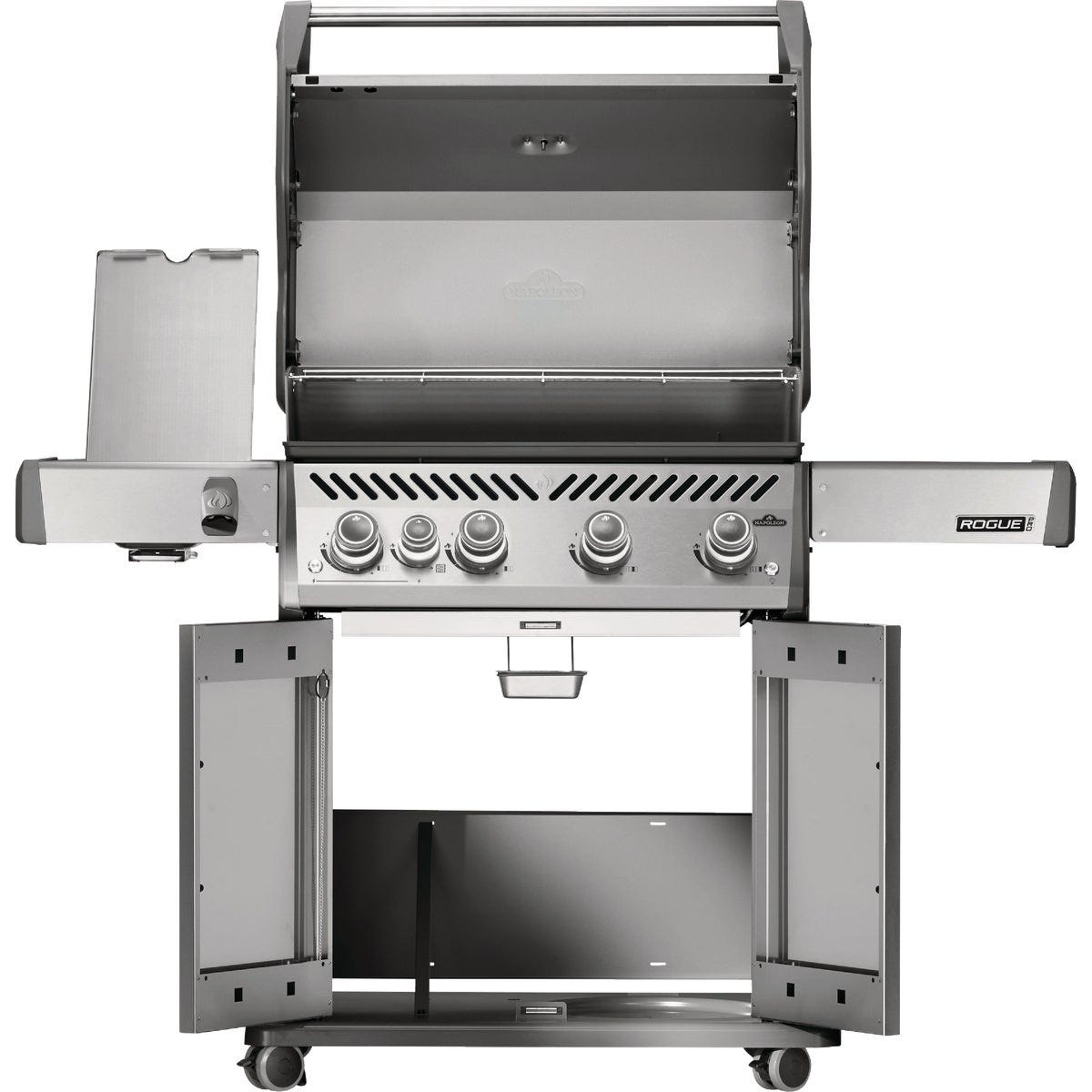 Napoleon Rogue Pro 525 4-Burner Natural Gas Grill with Infrared Side Burner, Stainless Steel - photo 4