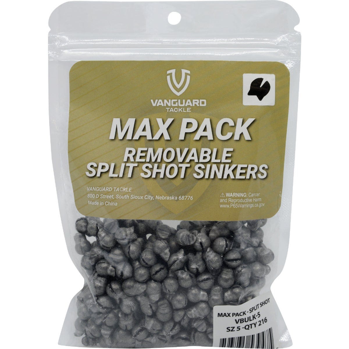 Vanguard 216-Piece Value Pack Sinker Kit Assortment Vanguard 216-Piece Value Pack Sinker Kit Assortment