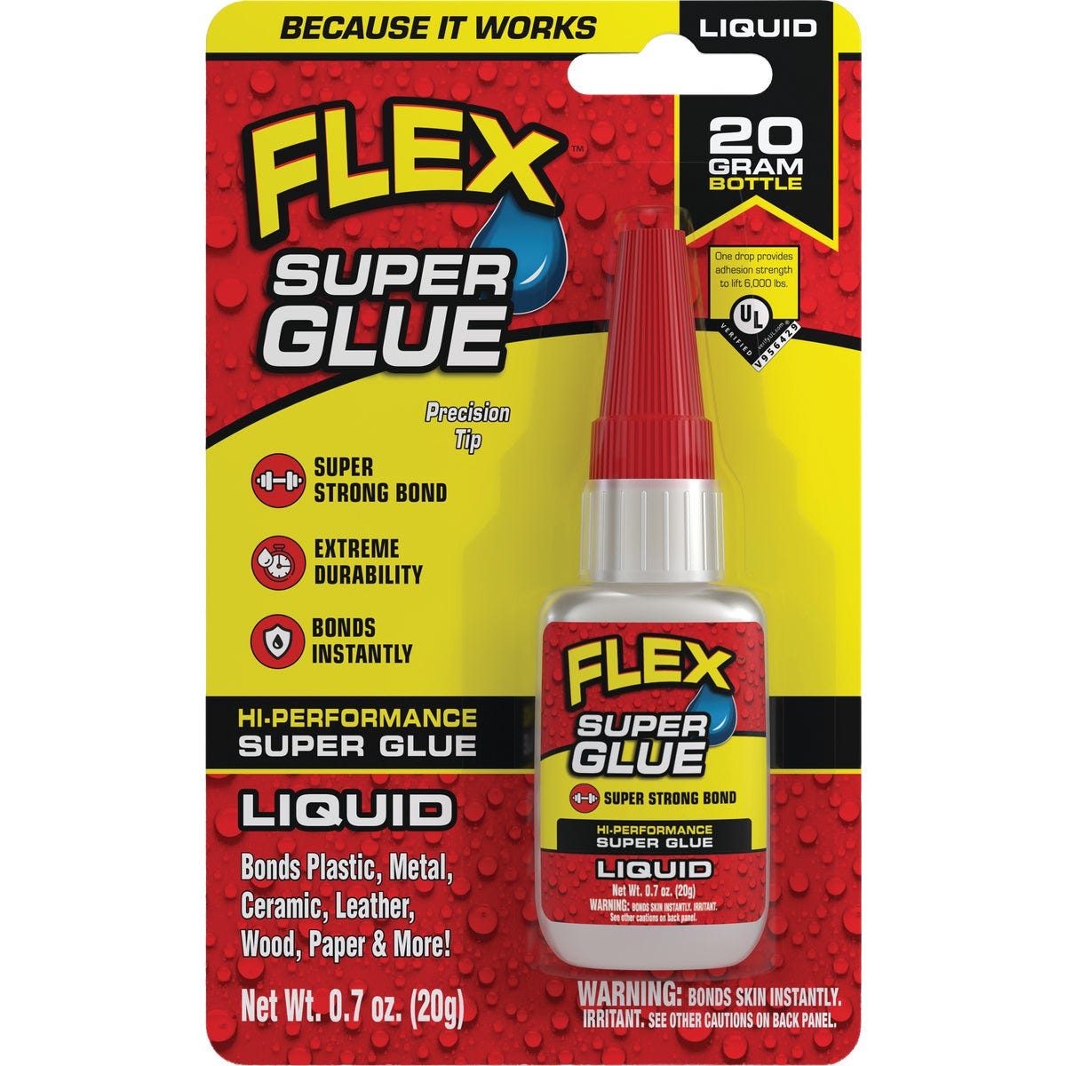 Flex 0.7 Oz. Liquid Super Glue Flex 0.7 Oz. Liquid Super Glue