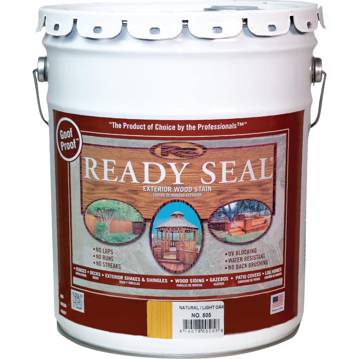Ready Seal 505 Exterior Wood Stain and Sealer, Natural, 5 Gal. - photo 2 Ready Seal 505 Exterior Wood Stain and Sealer, Natural, 5 Gal. - photo 2