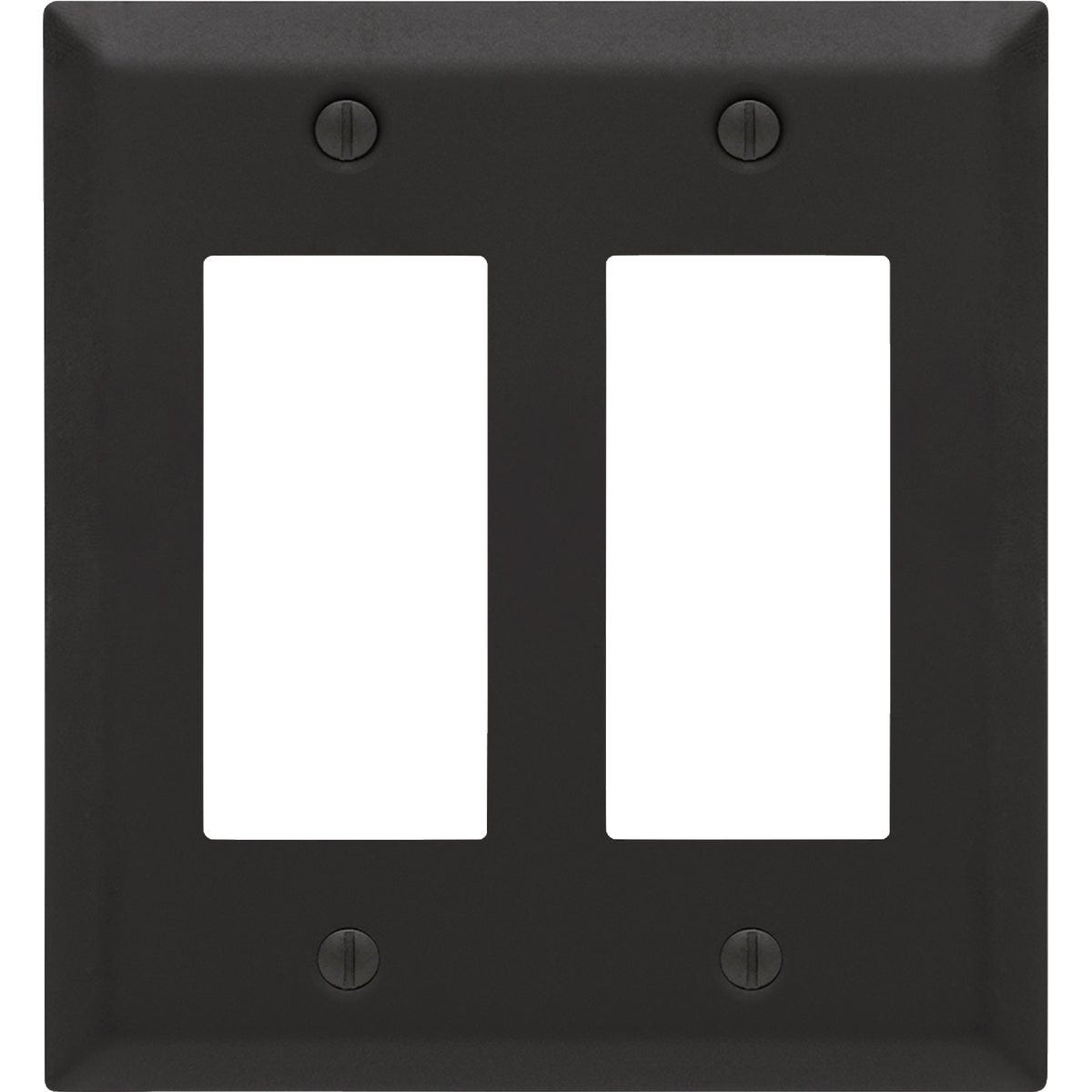 Amerelle Century 2-Gang Black Steel Wall Plate - photo 2 Amerelle Century 2-Gang Black Steel Wall Plate - photo 2