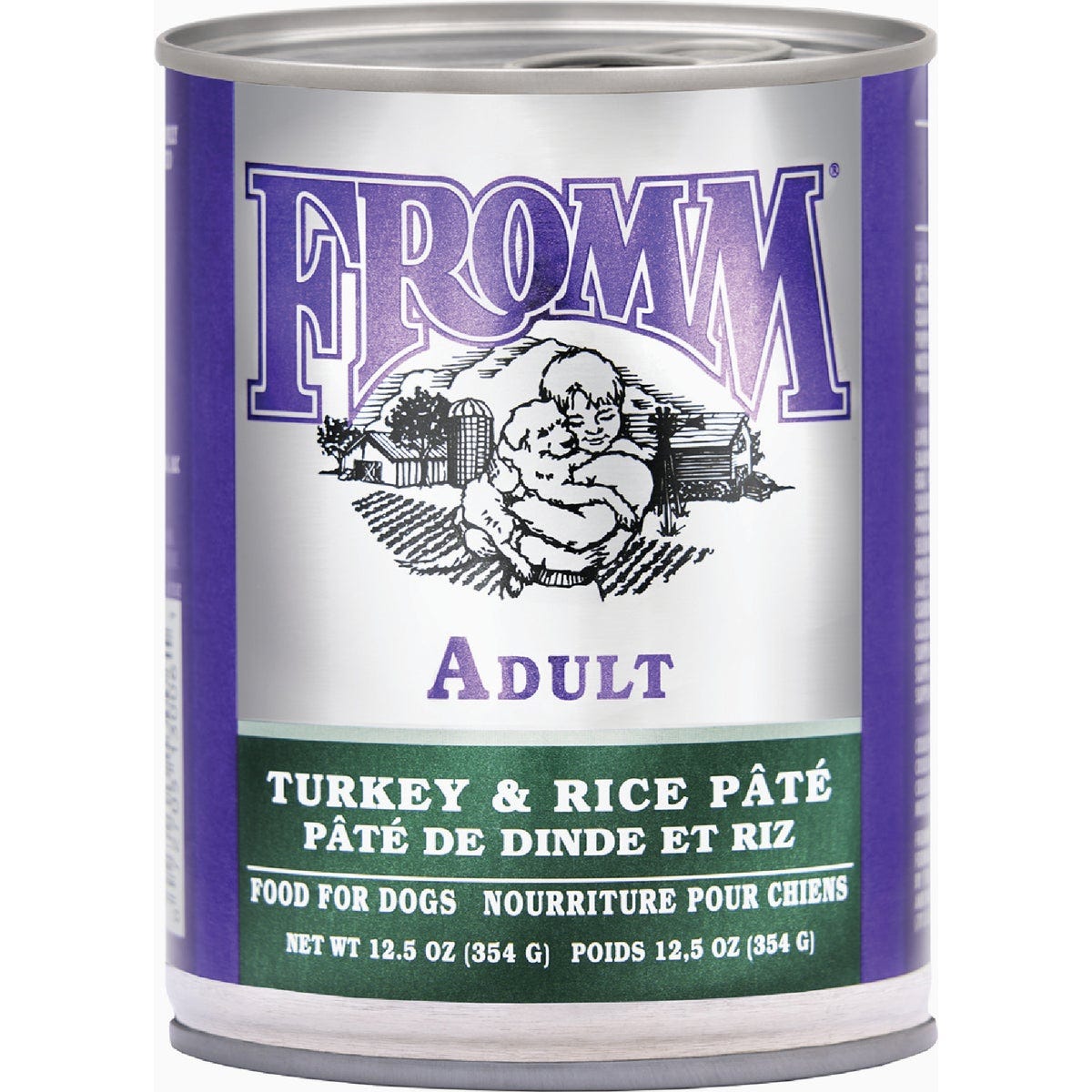 Fromm Adult Turkey & Rice Pate Wet Dog Food, 12.5 Oz. - photo 2