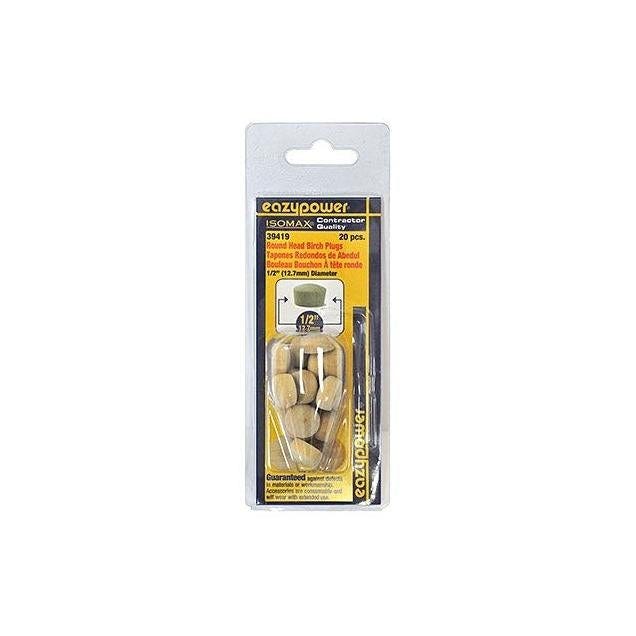 Eazypower 1/2 In. 20-Pack Round Head Plug