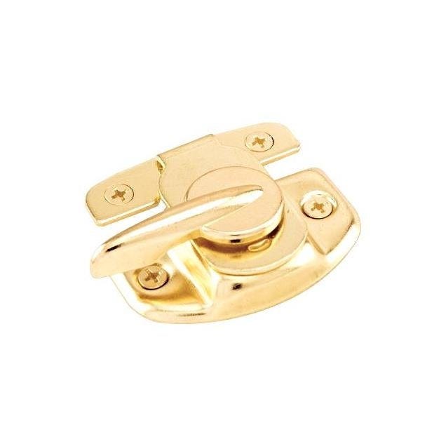 Prime-Line 1-3/4 In. Bright Brass-Plated Stamped Steel Double Hung Sash Lock with Draw Tight Cam-Action Latch Design Prime-Line 1-3/4 In. Bright Brass-Plated Stamped Steel Double Hung Sash Lock with Draw Tight Cam-Action Latch Design