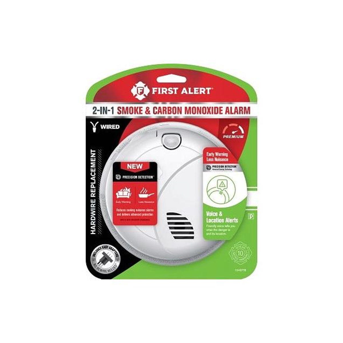First Alert Hardwired Photoelectric Smoke & Carbon Monoxide Alarm