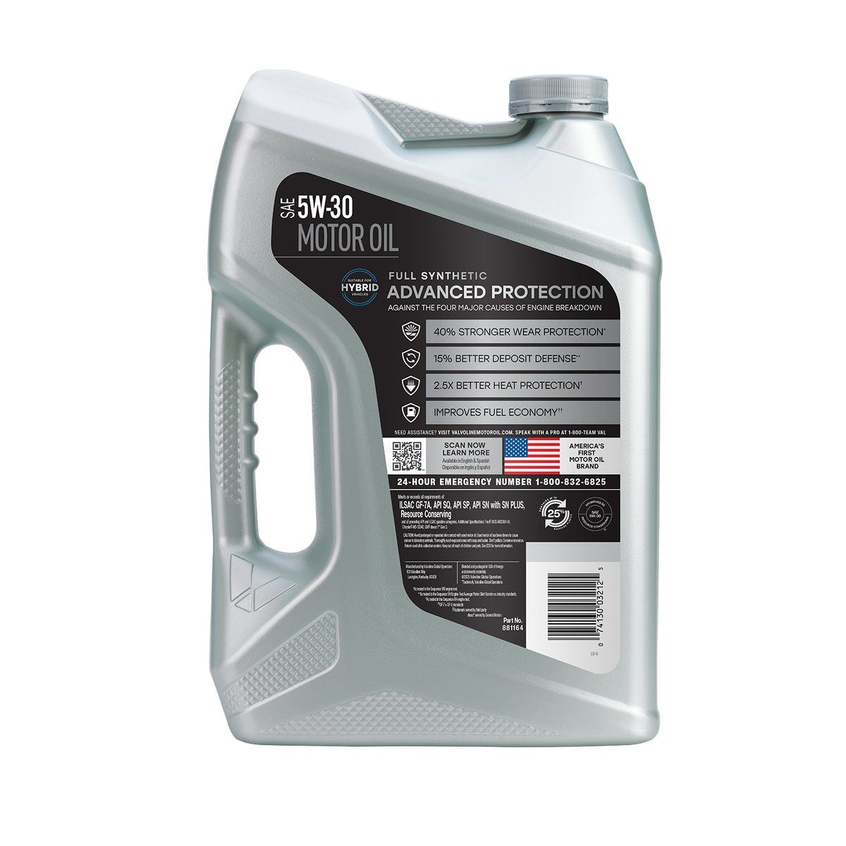 Valvoline 5 Qt. 5W-30 Advanced Protection Full Synthetic Motor Oil - photo 2 Valvoline 5 Qt. 5W-30 Advanced Protection Full Synthetic Motor Oil - photo 2