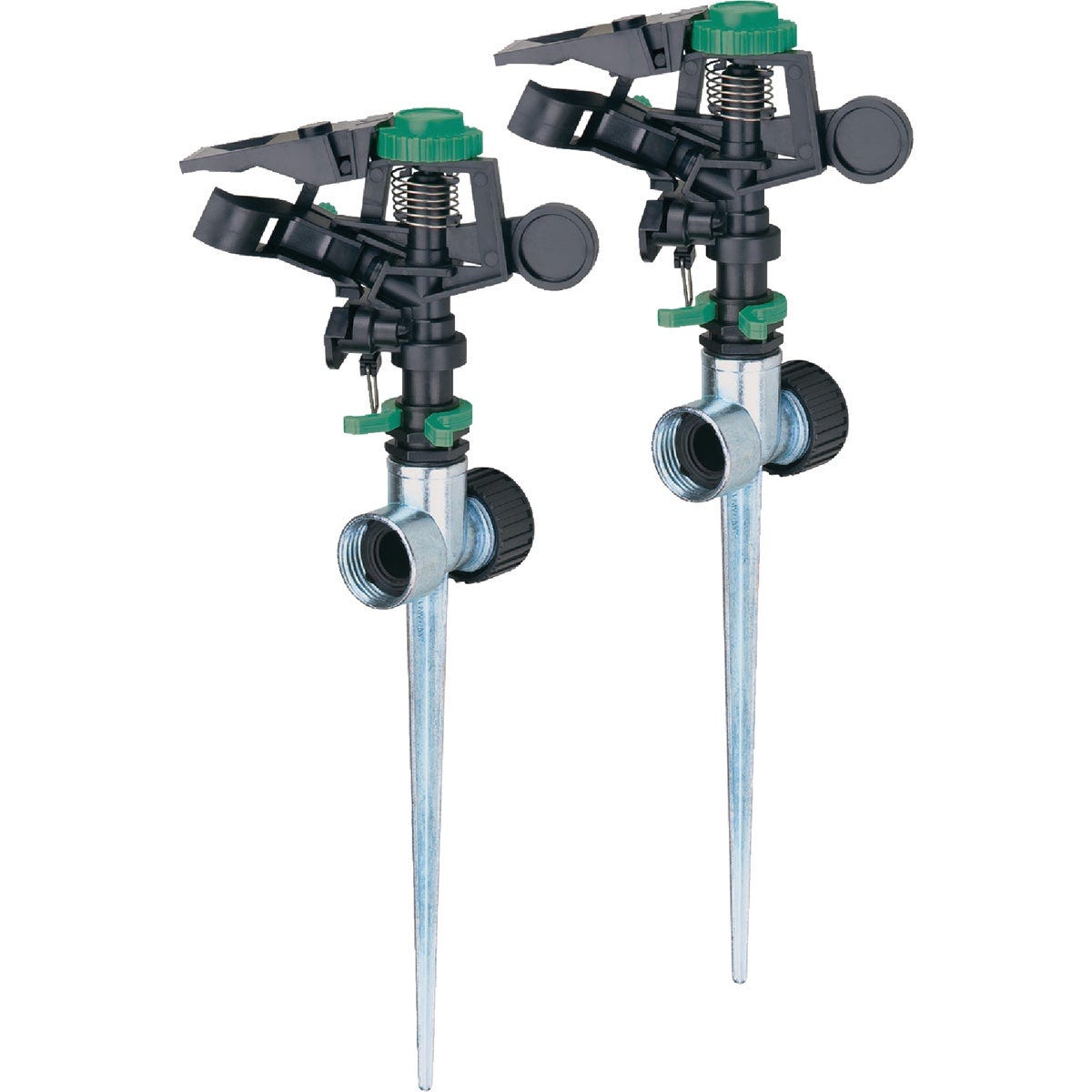 Green Thumb 5600 Sq. Ft. Plastic Pulsating Sprinkler (2-Pack) Green Thumb 5600 Sq. Ft. Plastic Pulsating Sprinkler (2-Pack)