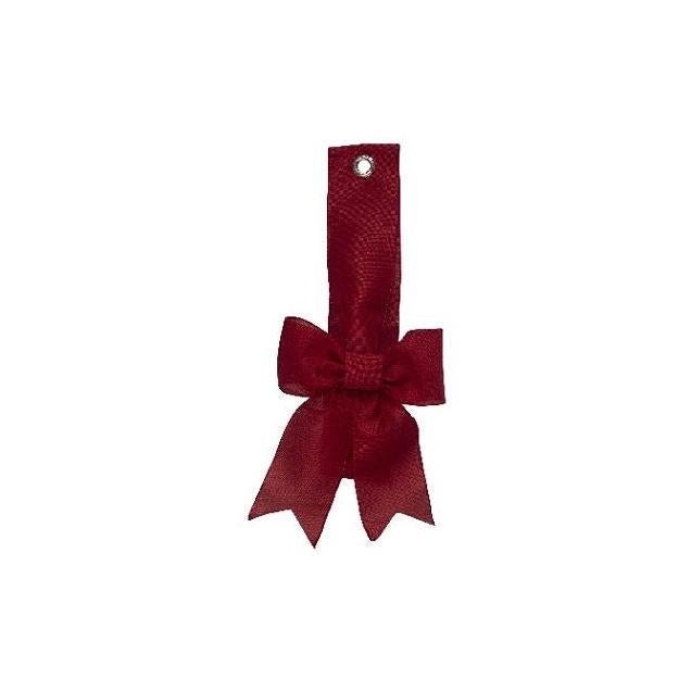 Dyno 34 In. Red Linen Ribbon Wreath Hanger