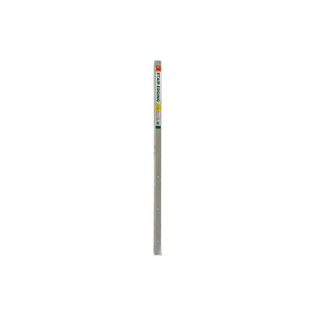 Frost King Satin Silver 1-1/8 In. x 3 Ft. Aluminum Stair Edging Frost King Satin Silver 1-1/8 In. x 3 Ft. Aluminum Stair Edging