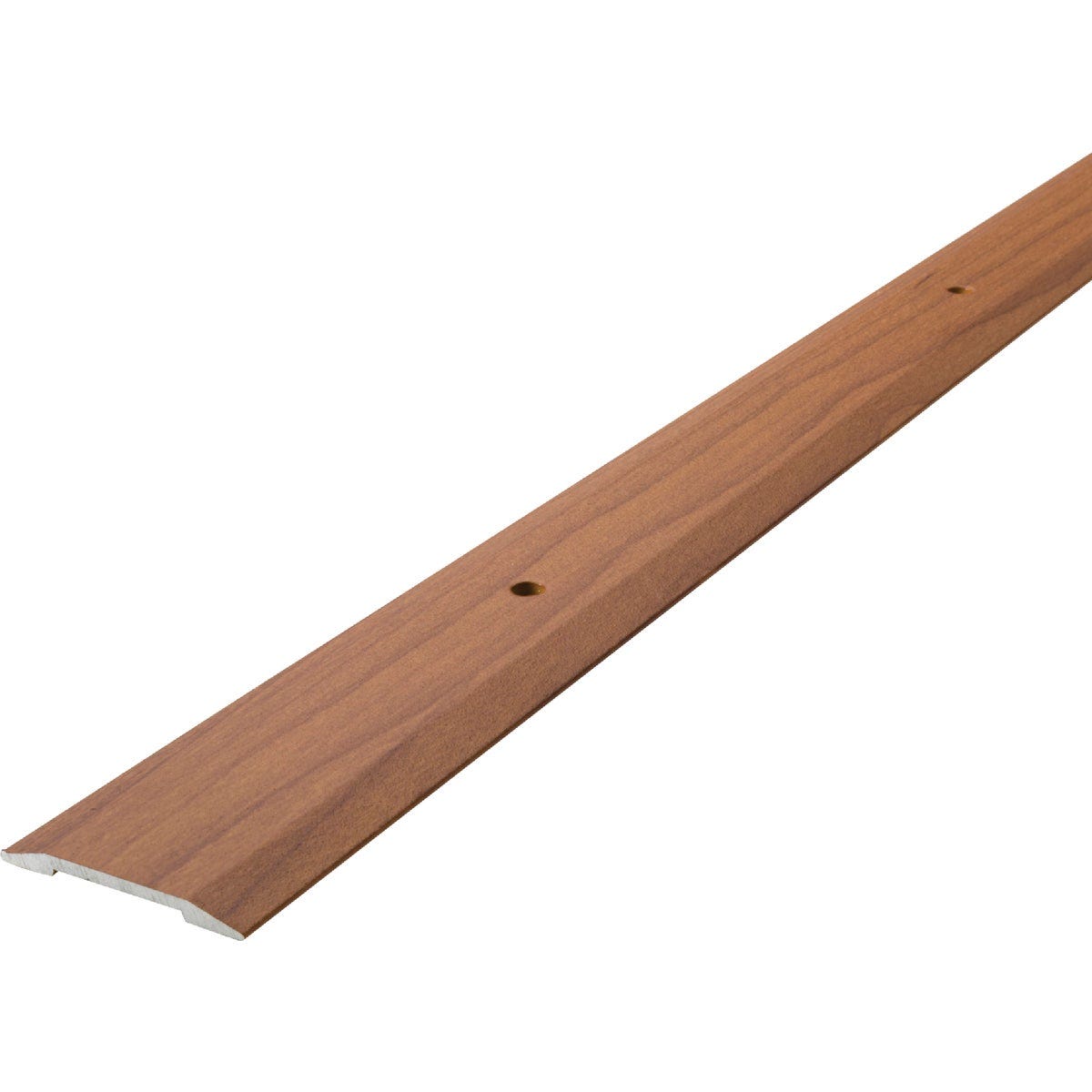 M-D Building Products Metal Decor 1-1/4 In. x 72 In. Cherry Aluminum Seam Binder with Screw Nails
