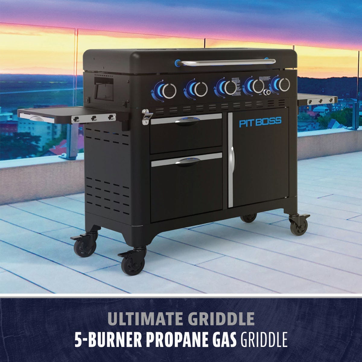 Pit Boss 5-Burner PB5BGD2 Ultimate Gas Griddle - photo 7