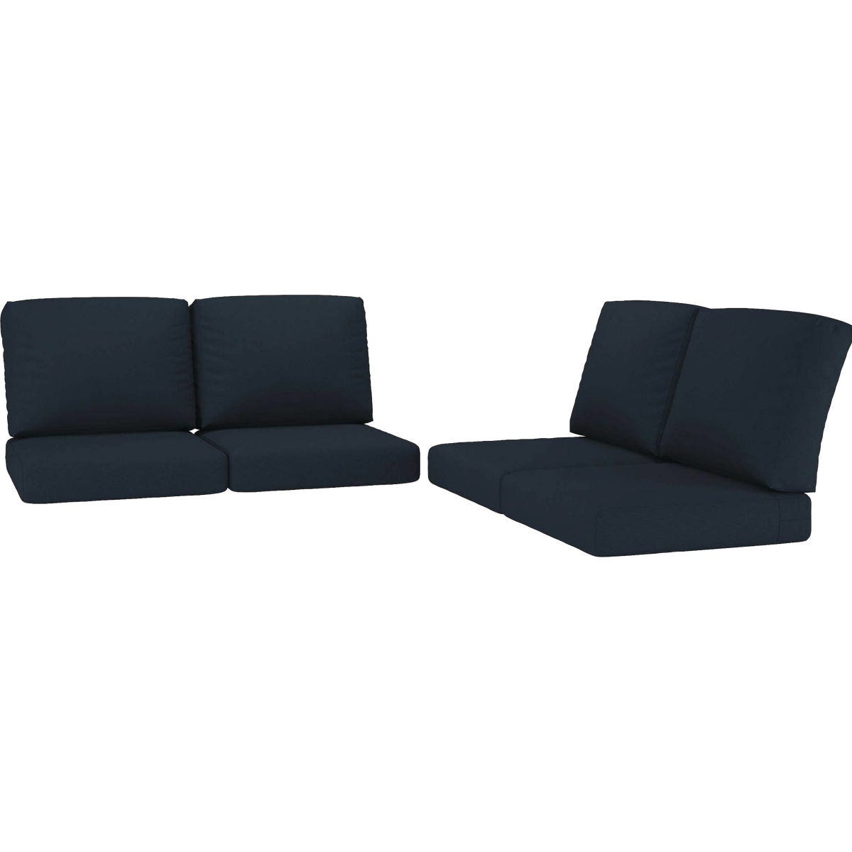 Northcape International Rockton Navy Polyester Sectional Cushion Set Northcape International Rockton Navy Polyester Sectional Cushion Set