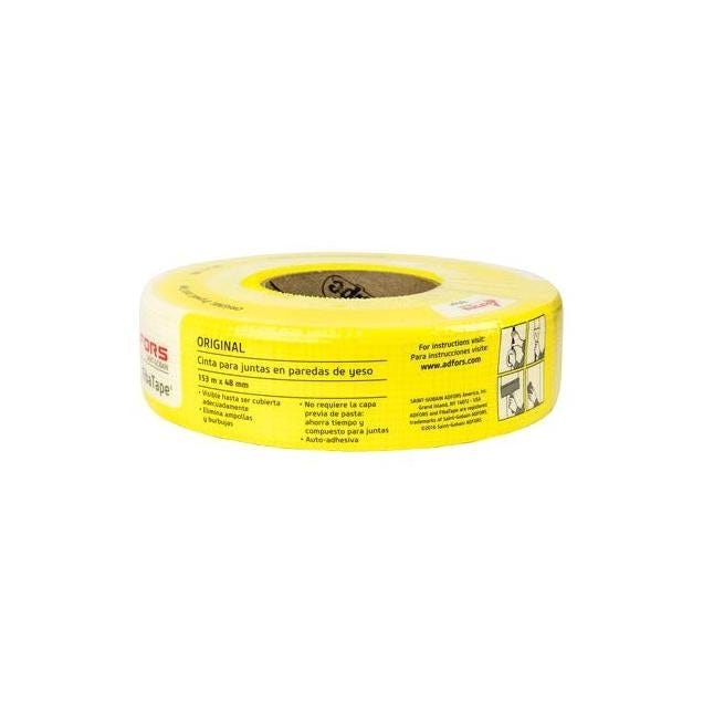 Saint-Gobain ADFORS 1-7/8 In. x 500 Ft. Yellow FibaTape Drywall Joint Tape Saint-Gobain ADFORS 1-7/8 In. x 500 Ft. Yellow FibaTape Drywall Joint Tape