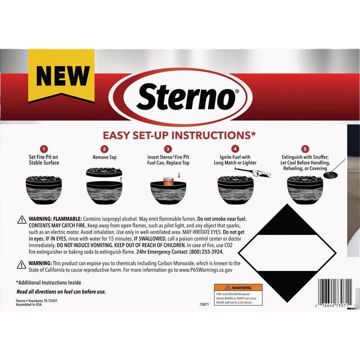 Sterno Medium Onyx with Black Lid Tabletop Fire Pit - photo 2 Sterno Medium Onyx with Black Lid Tabletop Fire Pit - photo 2