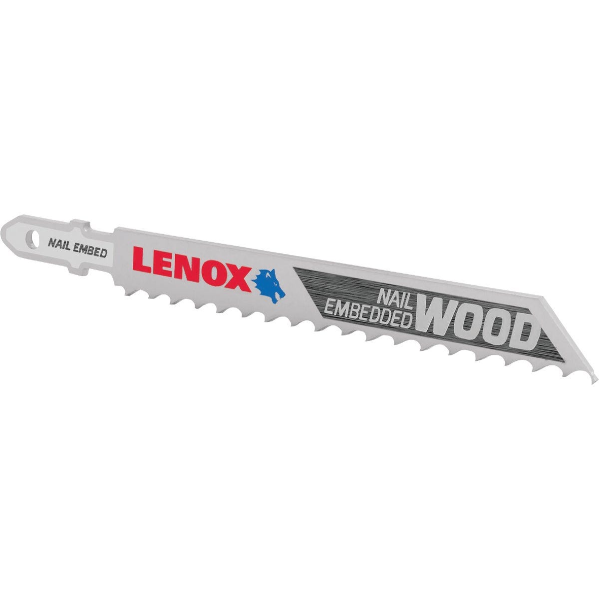 Lenox T-Shank 4 In. x 6 TPI Bi-Metal Jig Saw Blade, Nail Embedded Wood (3-Pack)