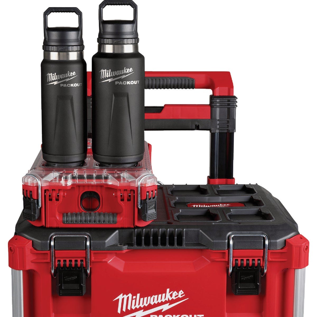 Milwaukee PACKOUT 24 Oz. Black Insulated Bottle with Chug Lid - photo 3