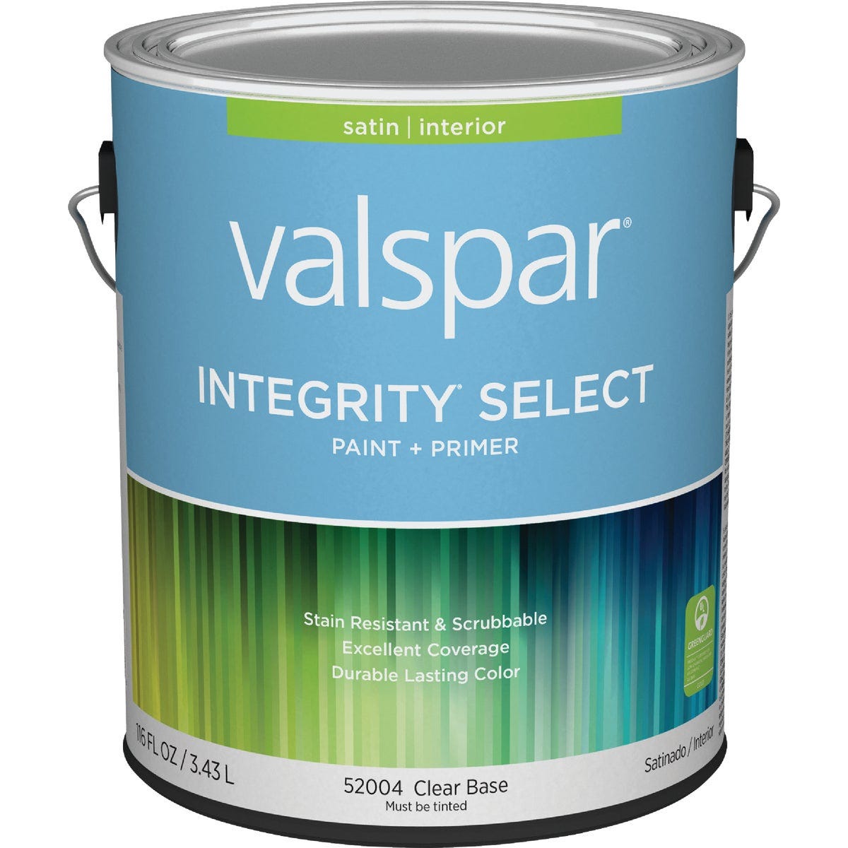 Valspar Integrity Select Paint & Primer Satin Interior Paint, Clear Base, 1 Gal.
