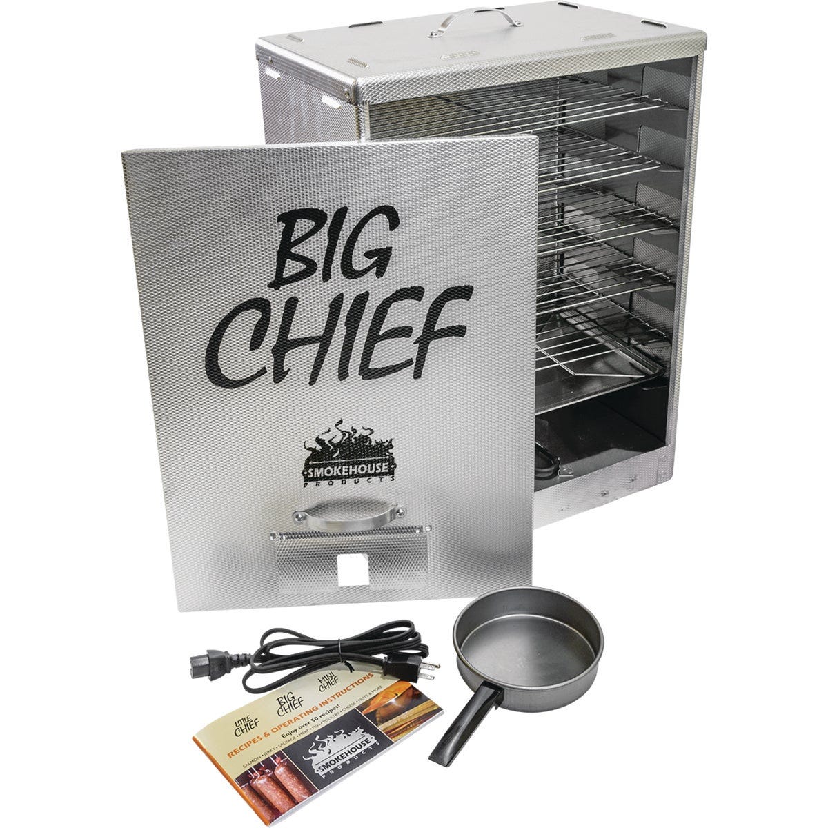Big Chief 25 In. H. 450-Watt Front Load Electric Smoker