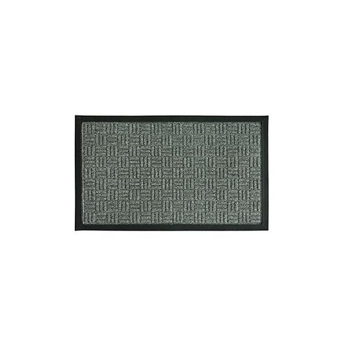 Sports Licensing Solutions 18 In. x 30 In. Parquet Gray Rubber Back Floor Mat Sports Licensing Solutions 18 In. x 30 In. Parquet Gray Rubber Back Floor Mat