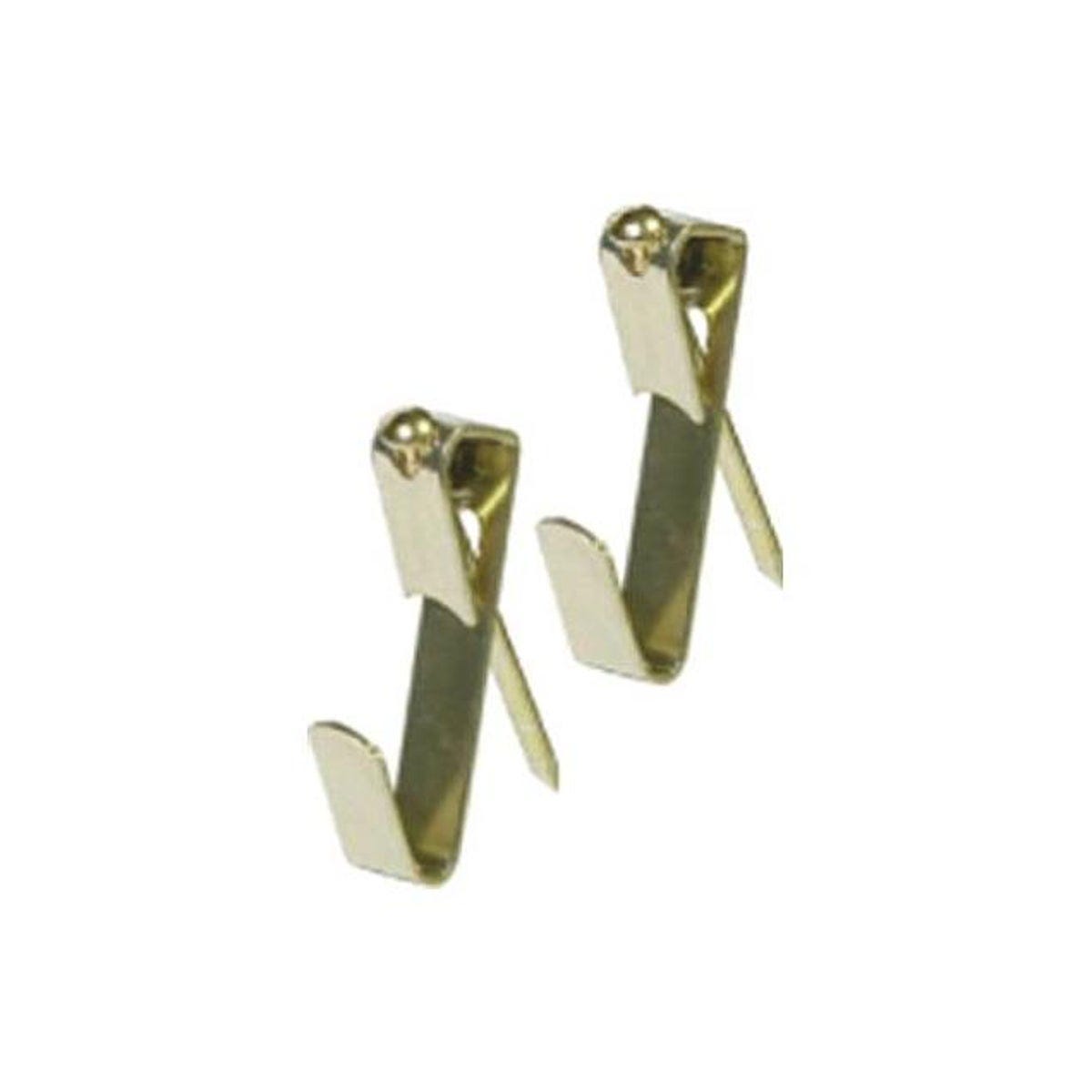 Hillman 20 Lb. Brass Picture Hangers (50-Pack)