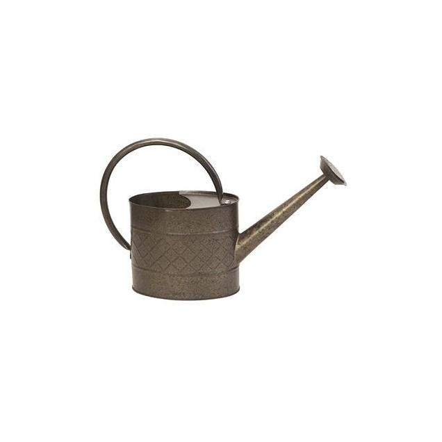 Panacea Products 1-Gallon Distressed Black Zinc Watering Can