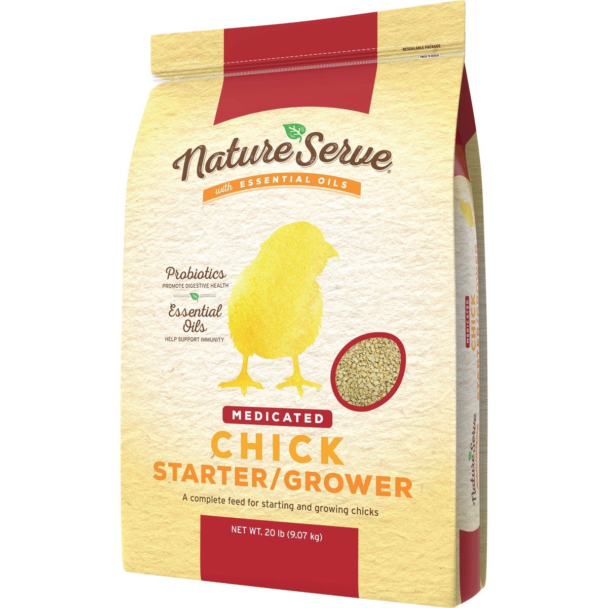NatureServe 20 Lb. Medicated Chick Starter/Grower