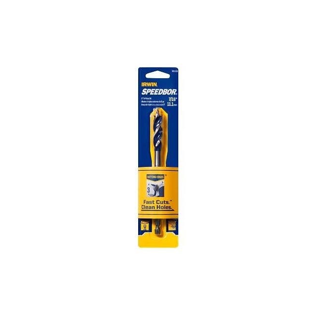 Irwin Speedbot Max 7/16 In. Tri Flute Auger Drill Bit