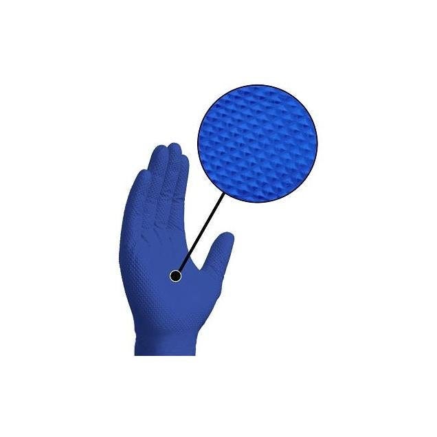 Gloveworks 100-Ct. Large Royal Blue Heavy-Duty Nitrile Work Gloves - photo 2 Gloveworks 100-Ct. Large Royal Blue Heavy-Duty Nitrile Work Gloves - photo 2