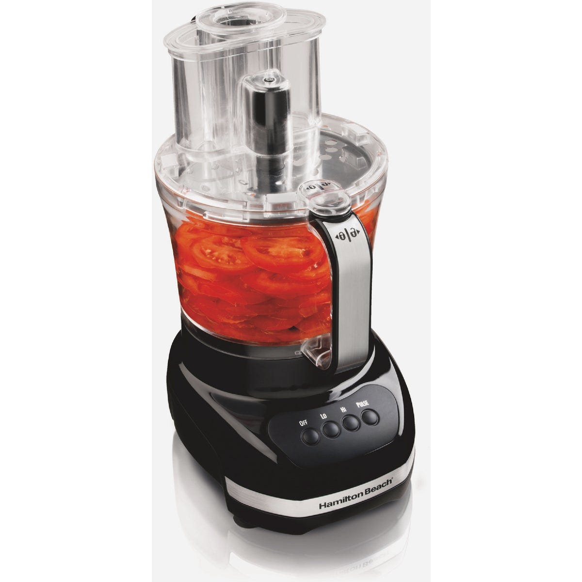 Hamilton Beach Big Mouth 12 Cup Duo Food Processor, Black-