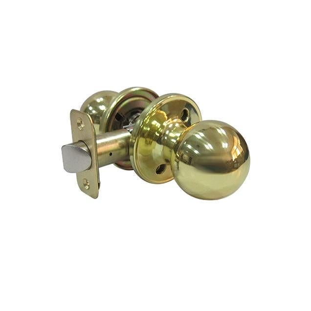 TruGuard Polished Brass Ball Passage Door Knob TruGuard Polished Brass Ball Passage Door Knob