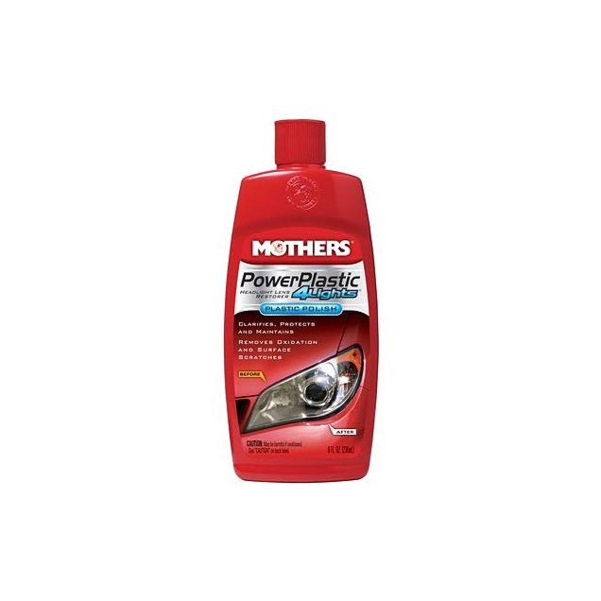 Mothers 8 Oz. PowerPlastic 4Lights Headlight Cleaner Mothers 8 Oz. PowerPlastic 4Lights Headlight Cleaner