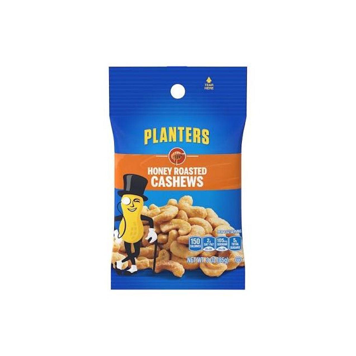 Planters 3 Oz. Honey Roasted Cashews