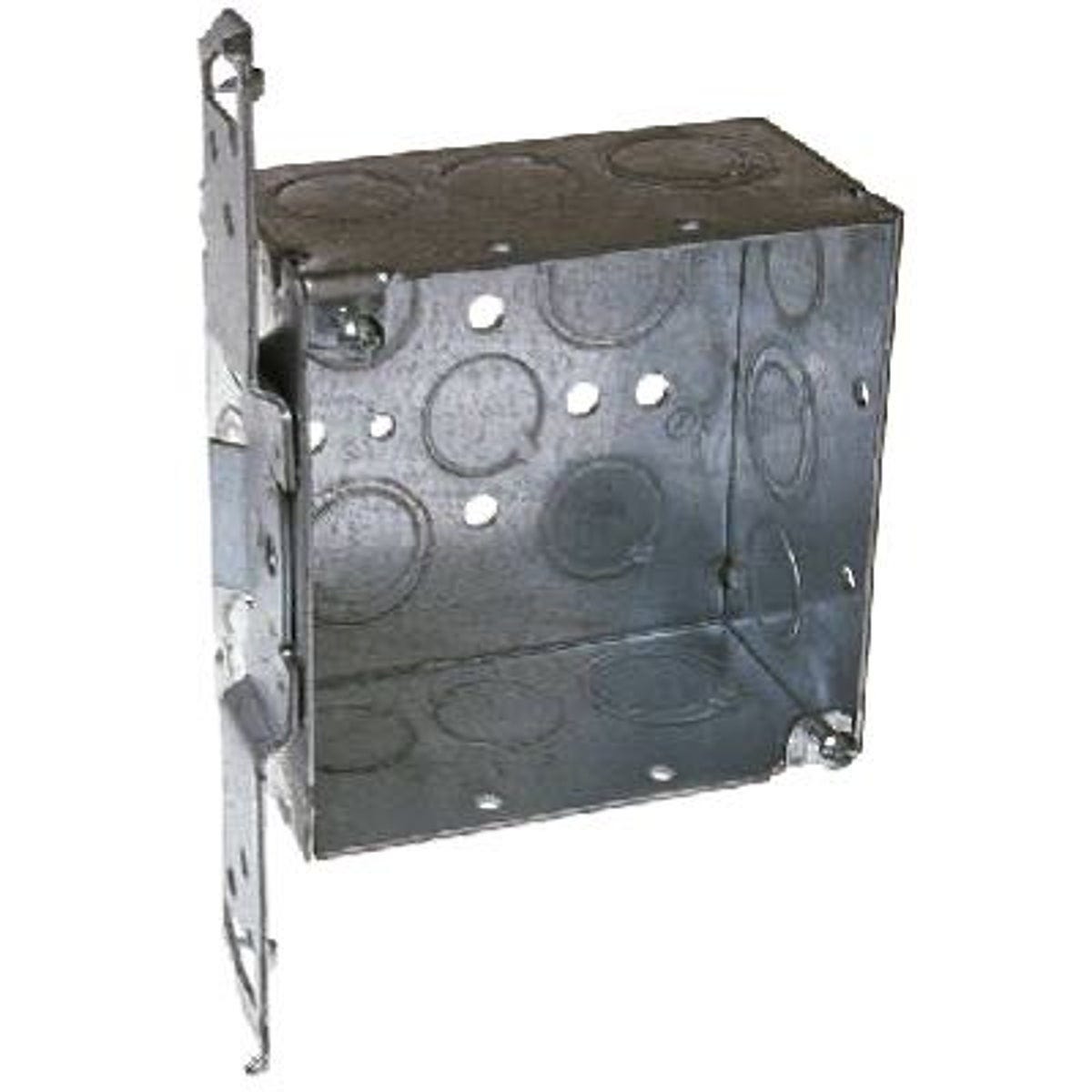 Raco 2-1/8 In. x 4 In. TS Bracket Square Box Raco 2-1/8 In. x 4 In. TS Bracket Square Box